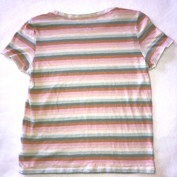 AE STRIPPED CROP TOP - Picture 2 of 4